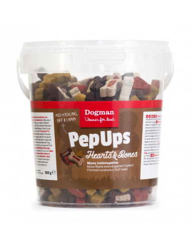 PepUps Heart & Bone Mix i hink 500g PepUps Heart & Bone Mix i hink 500g