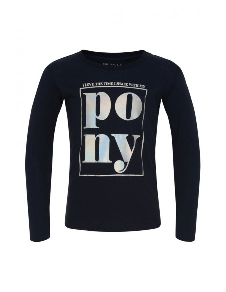Equipage Kids Långärmad t-shirt Pony