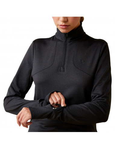 Ariat Women Gridwork 1/4 ZIP Baselayer