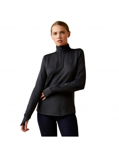 Ariat Women Gridwork 1/4 ZIP Baselayer