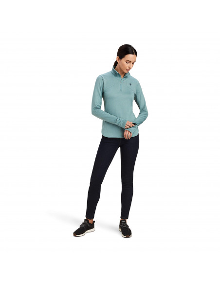 Ariat Women Gridwork 1/4 ZIP Baselayer