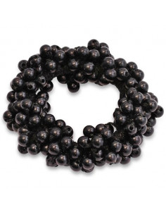 SD Design Pearl Collection scrunchie svart