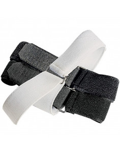 Elastiska kardborrband till bandage Svart 2