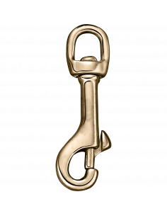 Sprenger Pistolhake 7,5cm rundad Mässing