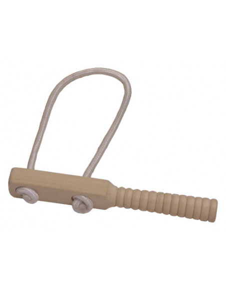 Brems med trähandtag