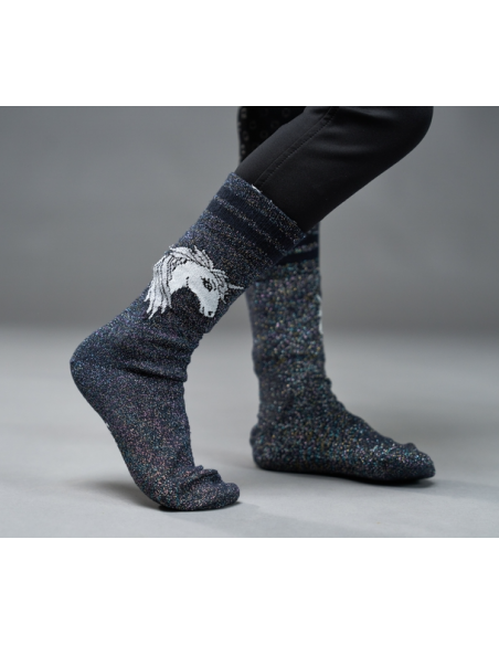 Equipage Kids Lia Glitter socks