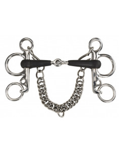 Pelham Gummi 2-delat