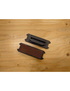 Stigbygelgummi composit svart 12cm