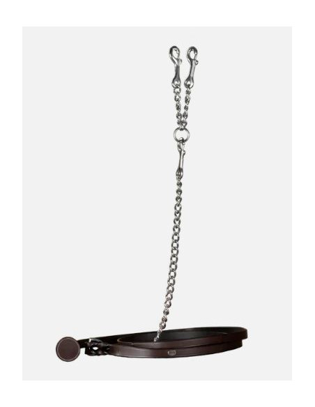 Dyón Lädergrimskaft med kedja WO 2m