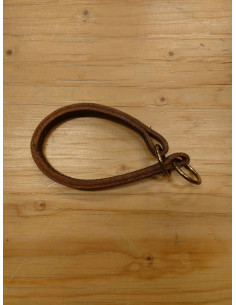 Stryphalsband Läder