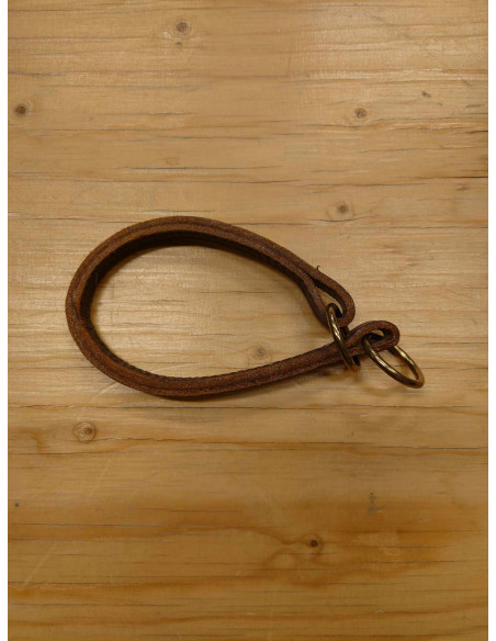 Stryphalsband Läder