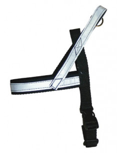 Hundreflexsele Silver