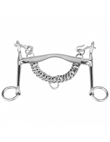 Sprenger Satinox kandarstång 12mm/7cm