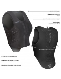 Komperdell Safety Vest Slim Fit front zip 2