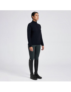 Cavalleria Toscana Lambswool Half Zip Sweater