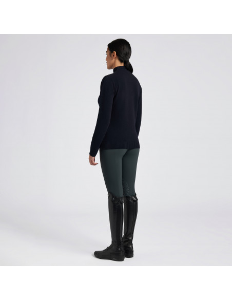 Cavalleria Toscana Lambswool Half Zip Sweater