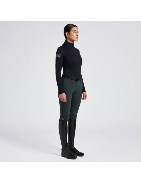 Cavalleria Toscana Tech Wool Half Zip L/S