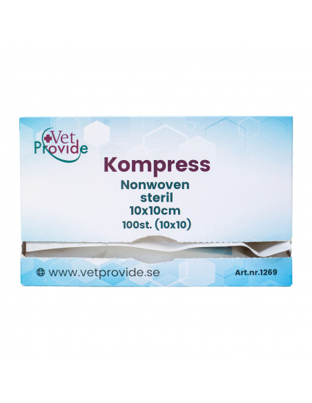 Kompress Nonvoven 10x10cm Steril