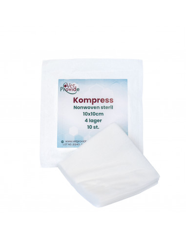 Kompress Nonvoven 10x10cm Steril