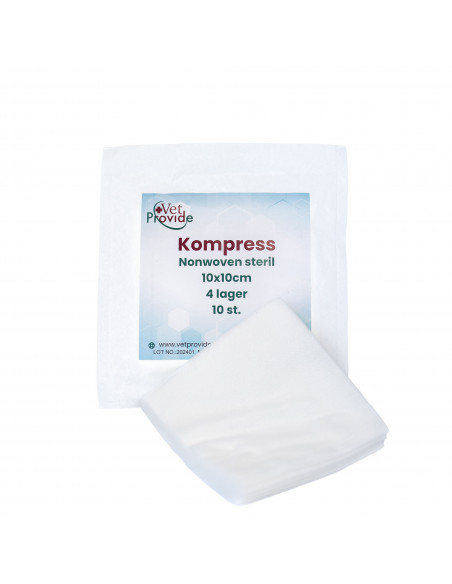 Kompress Nonvoven 10x10cm Steril