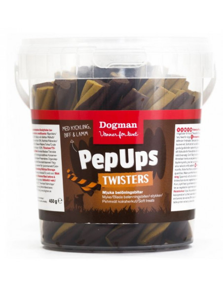 PepUps Twisters i hink 450g