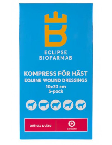 Biofarmab kompress 10x20cm 5-pack