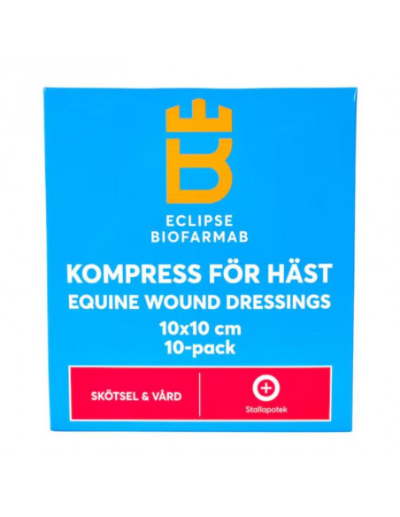 Biofarmab kompress 10x10cm 10-pack