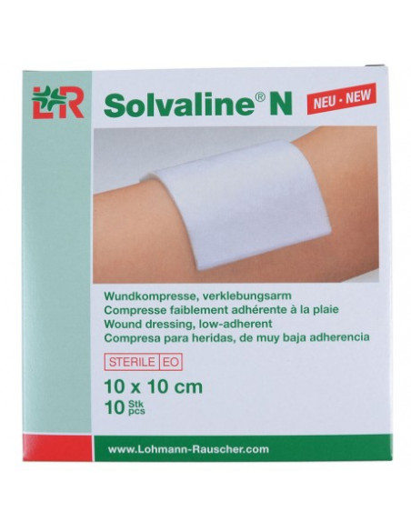 Solvaline kompress 10x10cm 10st/fp
