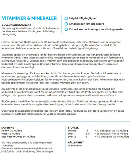 Biofarmab BioComplete 1L