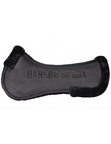 HS Sadelpad Faux Fur Svart