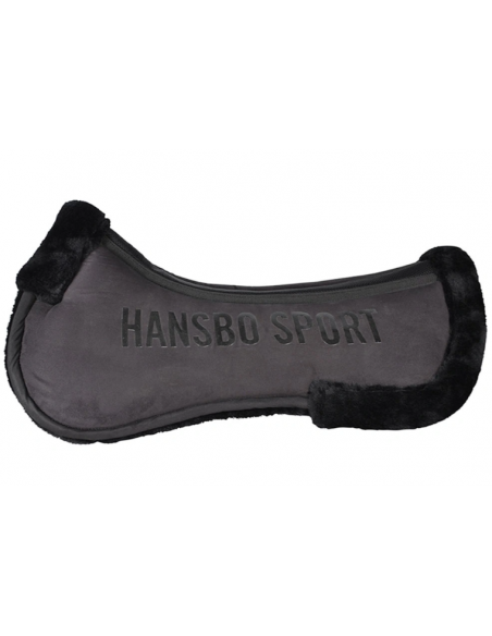 HS Sadelpad Faux Fur Svart