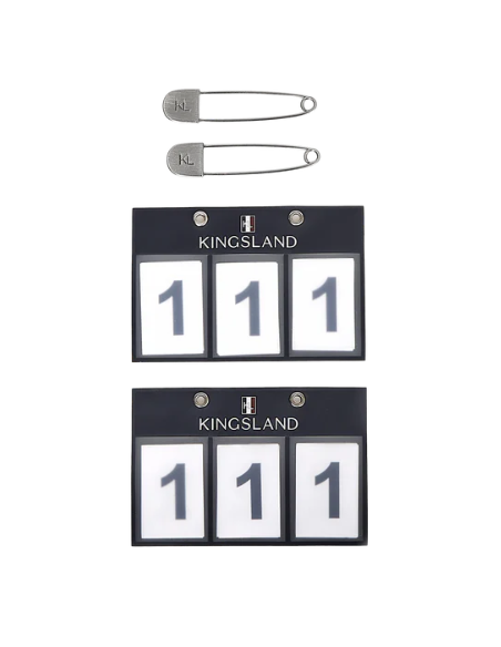 KL Classic Nummerlapp 2-pack | Marin |