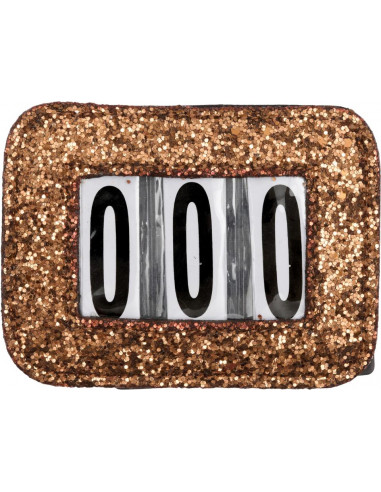 HG Nummerlapp Glitter