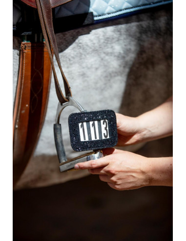 HG Nummerlapp Glitter