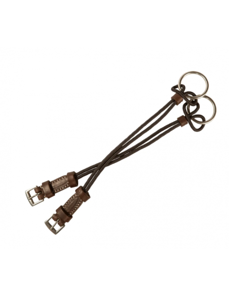 Metalab Gagstrap med avtagbar ring Silverspännen