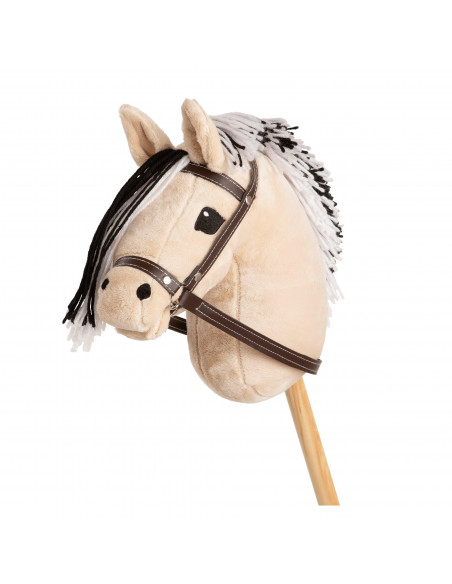 Käpphäst Greta Svart/Vit Man