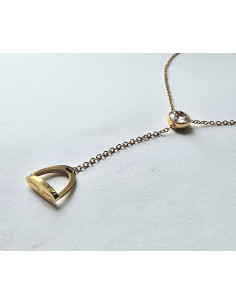 Halsband stigbygel med sten 2