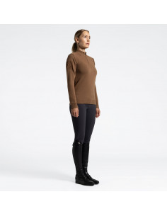 Cavalleria Toscana Pure Wool Turleneck Half Zip Sweater