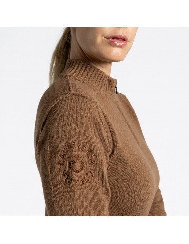 Cavalleria Toscana Pure Wool Turleneck Half Zip...