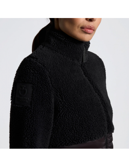 Cavalleria Toscana Teddy Bear Fleece+Nylon Zip Up Jacket