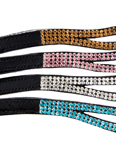 Pannband 4-rad strass