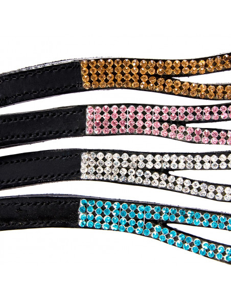Pannband 4-rad strass