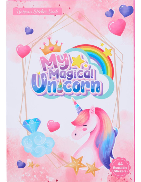 EQ Unicorn Klistermärken Mix
