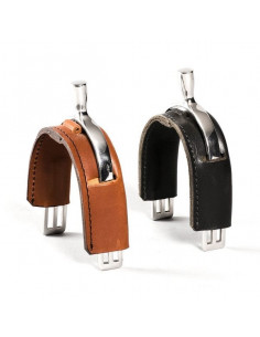 Stövelsporrskydd läder