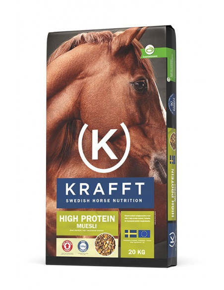 KRAFFT MÜSLI High Protein GRÖN 20 KG
