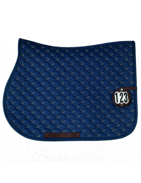 Dyón hoppschabrak med nummerlapp