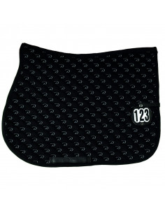 Dyón hoppschabrak med nummerlapp 2