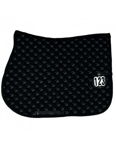 Dyón hoppschabrak med nummerlapp