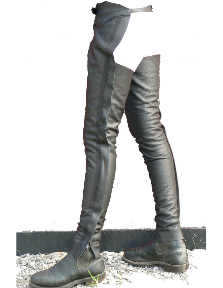 TIB-Horse Läderchaps Långa