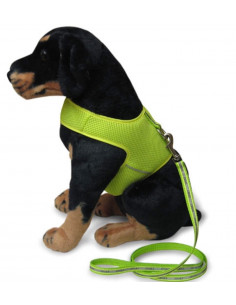 Hundreflexsele +koppel